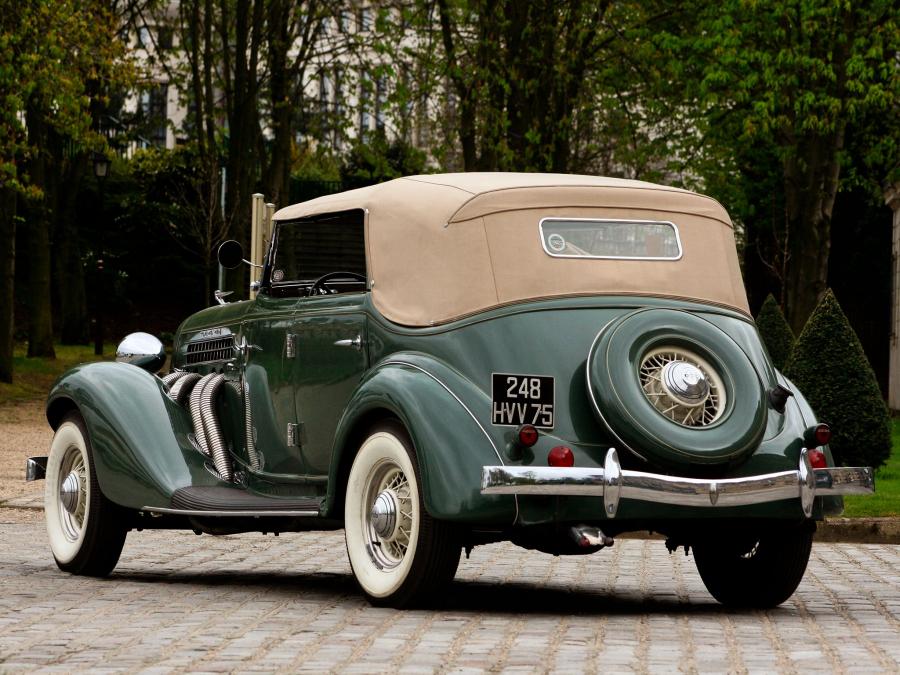  Auburn 851 Supercharged Dual Ratio Phaeton Sedan 1935 года  (фото 3 из 40)